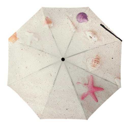 Parapluie pliant automatique rouge à lèvres compact pour voyage