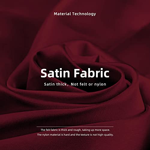 Dgaz Silk Purse Organizer Insert Fits Lv Onthego Bags，Silky Smooth Bag Organizer，Luxury Handbag & Tote Shaper（Wine Red，Gm） #TOP1