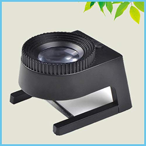 20X LED Illuminated Printers Loupe Stamp Magnifying Glass with Stand