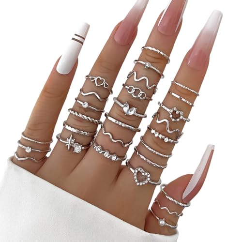 Regalo perfetto: Idea di regalo perfetto per tua moglie, ragazza, madre, figlia, fidanzata, anello di sposa di San Valentino, anello di amore, anello di ansia, anello di punta delle dita, festa di nozze, proposta di matrimonio, cerimonia per adulti