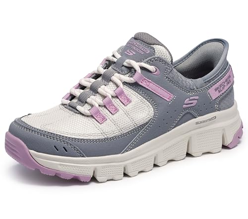 Skechers Sport Women's Women's Hands Free Slip-INS Summits at Sneaker, GYPK=Grey Pink, 5.5