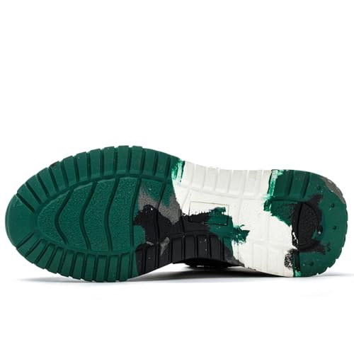 Image of WOWSTICK Lightweight Work Safety Steel Toe Sneakers, Slip Resistant Breathable Light Construction Tennis Shoes