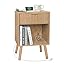 Rustic Walnut With Charging Station