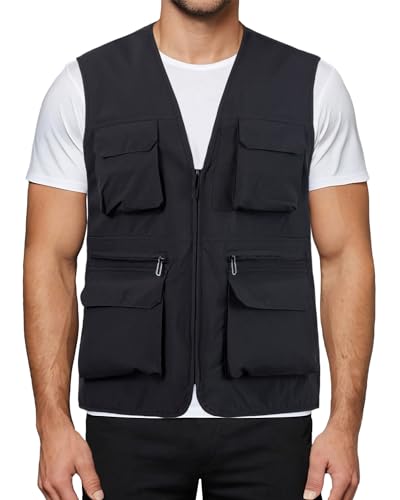 Herren Steppweste Mit Reißverschluss - Leichte Winterweste Outdoor