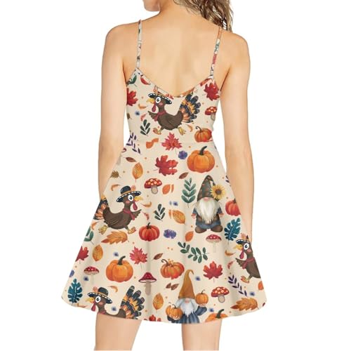 Image of Coloranimal Women's Summer Sleeveless Casual Swing Dresses with Loose Fit Beach Sundress