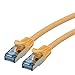 Produktbild ROLINE Patchkabel Kat.6A S/FTP (PiMF), Component Level, LSOH, gelb, 0,5 m