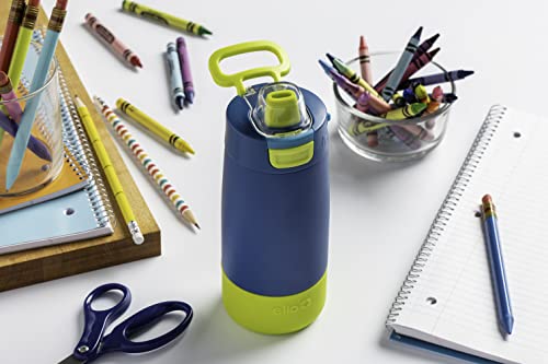 Ello Kids Colby Termo Infantil de Acero Inoxidable 12oz con Sorbete, Verde miniatura 2