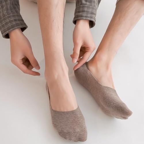 10 Pairs No Show Socks Men Cotton Low Socks Lightweight Men Unisex Soft with Grips for Loafers Sneakers3