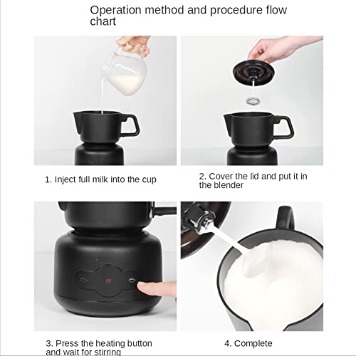 AMLILY 150Ml Espresso Café Leche Frotura Eléctrica Caliente Mezclador De Frío Máquina De Espuma De Láctura 220V 450W 300… - Imagen 4