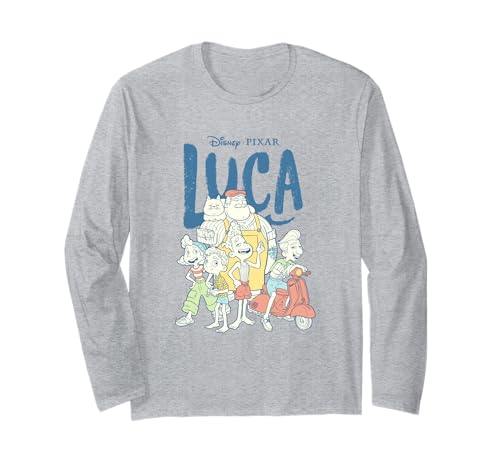 T-shirt Luca Disney Pixar le cadeau parfait à manches longues pour les fans de cinéma