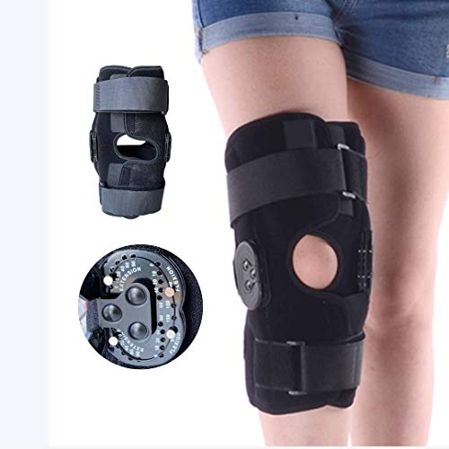 Comfyorthopedic Hinged knee brace with Side Stabilizers Adjustable Leg Brace Locking ROM Knee immobilizer for Arthritis Pain, Torn Meniscus, ACL Tear, MCL Patella Knee Brace Stabilizer for Men & Women Comfyorthopedic Hinged knee brace with Side Stabilizers Adjustable Leg Brace Locking ROM Knee immobilizer for Arthritis Pain, Torn Meniscus, ACL Tear, MCL Patella Knee Brace Stabilizer for Men & Women