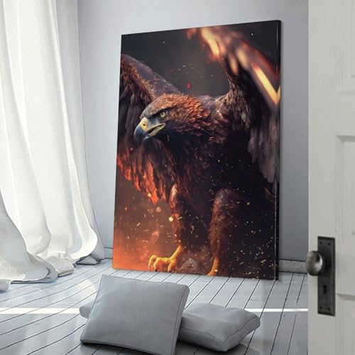Tableau aigle POLIUAWS idée cadeau anniversaire et fête