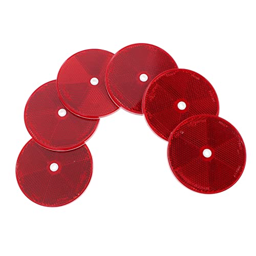 Réflecteur Boîte Aux Lettres Réflecteur Vélos Vélos Réflecteurs De Vélo Réflecteurs De Plaque D'immatriculation Réflecteur Haute Visibilité Réflecteur Cercle Réflecteurs for Poteau Réflecteur for Clôt