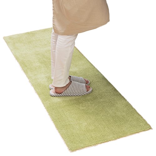 オカ 乾度良好Dナチュレ ロングマット グリーン 約50cm×180cm