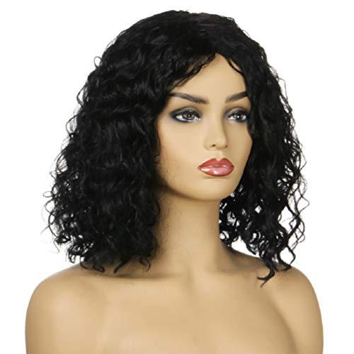 Peruca de cabelo encaracolado longo da Lurrose, estilo chique, acessório de cabelo, linda peruca fem