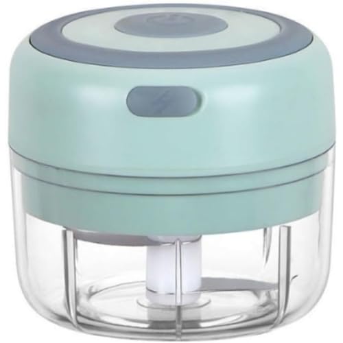 Vlwm 大根おろし 微塵切りチョッパー だいこんおろし 大根おろし器 多用途手器 操作は簡単氷を刻むにんにく器にんにく引き器 にんにくにんにく押し器家庭用にんにく電動コンパクト (にようナイフ,グリーン)