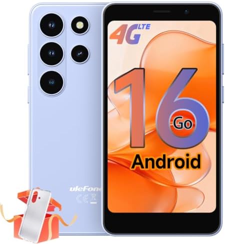 Ulefone Note 22 Mobile Phone Android 16 Go, 20GB+32GB/SD-2TB, 2MP...