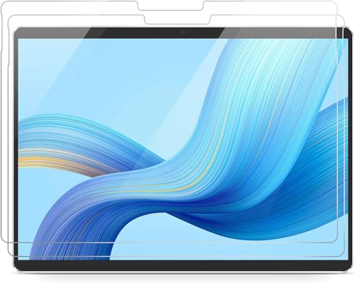 Kepuch 2 Paquetes Vidrio Templado Protector de Pantalla para Microsoft Surface Pro 8, Pro 9, Pro 10 13'