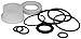 Dixon BL-RK10 Complete Ball Nozzle Seal Kit, 4" ID, Rubber/Plastic