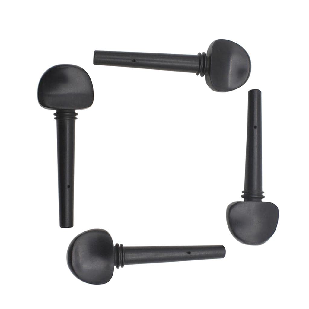 4 Pièces ébène 3/4 4/4 Taille Têtes de Machine pour Violoncelle Chevilles de Remplacement pour Violoncelle