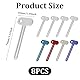 8 Stück Tubenausdrücker,Metall Zahnpasta Squeezer,Edelstahl Tubenquetscher für Alle Tube,Stabiles Tubenquetscher, Edelstahl Zahnpasta Quetscher für Zahnpasta, Schuhcreme, Haarfärbemittel, Farbe