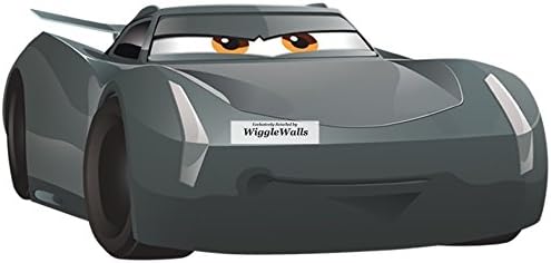 Miniatura 1 de Calcomanía de pared de Jackson Storm de 9 pulgadas, diseño de Cars de Disney Pixar 3 películas, removible, autoadhesivo, vinilo, decorativo, sala de