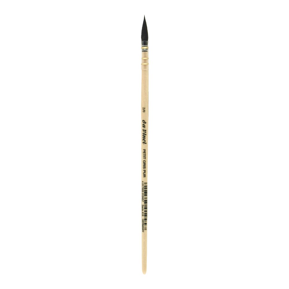 DA VINCI Spazzola per lavaggio serie 418, -2, scoiattolo blu russo, misura 2/0