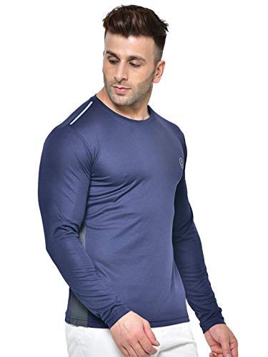 Image of CHKOKKO Men's Raglan Full Sleeves Gym T-Shirt