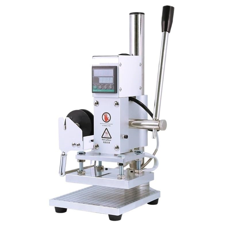 Machine de marquage à chaud manuelle numérique avec grand support stable pour presse à gaufrer - 2