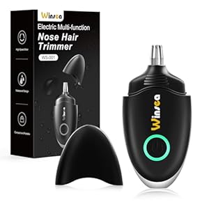 Winsea Ohr- und Nasenhaarschneidemaschine für Männer und Frauen - Hochpräzise, USB wiederaufladbar, wasserdicht, sicherer und leiser Betrieb, tragbares Design