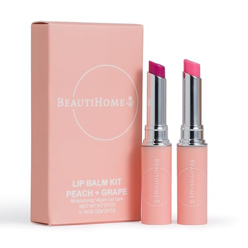 Bálsamo labial con color, juego de 2 unidades, bálsamo labial con color ligeramente pigmentado, vegano, para mujeres, fórmula hidratante y nutritiva con vitamina E