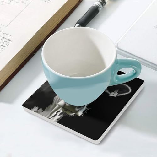 Dessous de verre motif vache drôle pour une décoration de table unique
