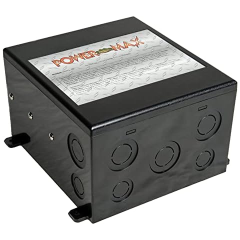 PowerMax PMTS 50A - Automatic Transfer Switch for RV with 30A or 50 Amp AC Service | Safe, Easy to Use, Durable, Reliable & Superior Performance (One Pack 8 x 8 x 5) Cover