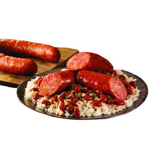 Leons Sausage Andouille Smoked Pork Sausage Rope, 5 Pound - 2 per case.