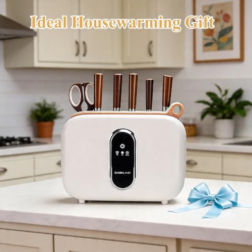 Image of Charmline Smart Cutting Board and Knife Set with Organizer