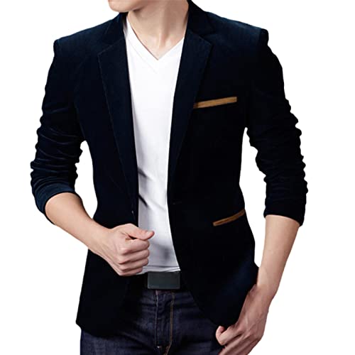 Blazer velours côtelé homme décontracté Kelsiop veste tendance vintage