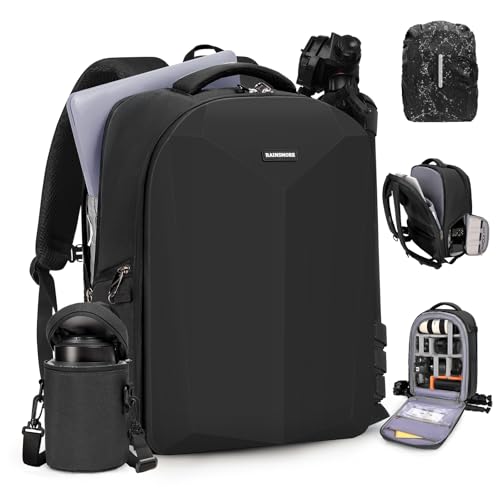 Mochila rígida impermeable para cámara DSLR con funda para laptop 15.6" miniatura 1
