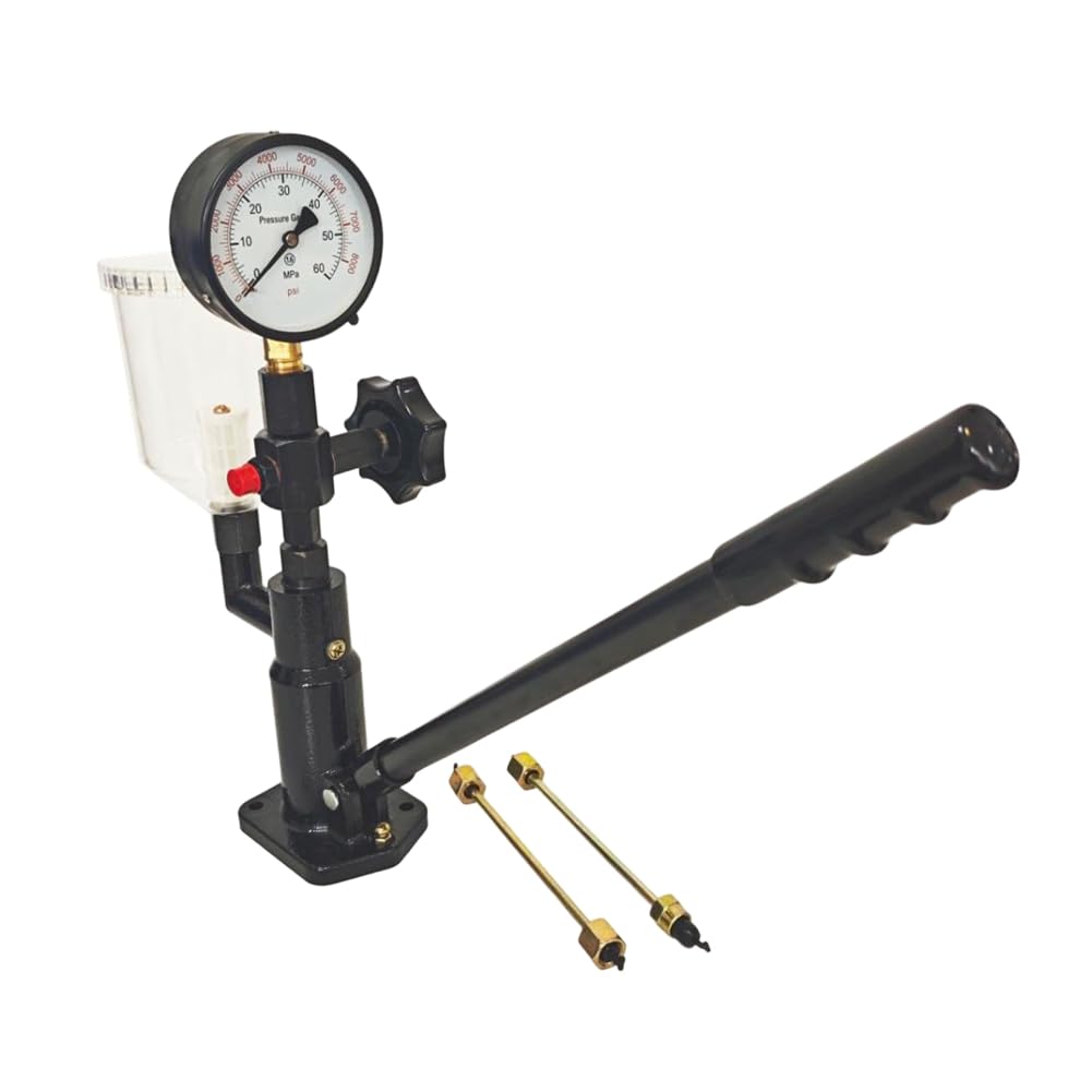 Jnchdghwa As Shown Ps400a Pressure Gauge Injector Nozzle Tester Transparent Cup Injector Calibrator 0-60Mpa Common Rail Injector Checker
