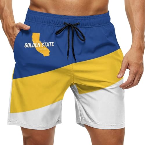Men's Basketball Beach Shorts Casual Surf Swim Trunks Beachwear Fans Summer Quick Dry Board Shorts Pants Gift with Pockets