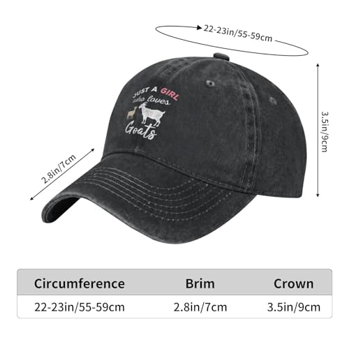 Funny Gift Hat Just A Girl Who Loves Goats miniatura 4