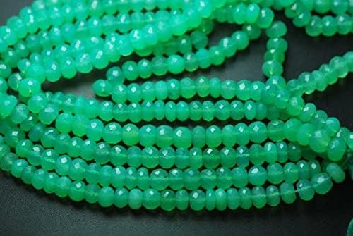 Rondelles chrysoprase 6-7mm pour fabriquer vos bijoux d'été