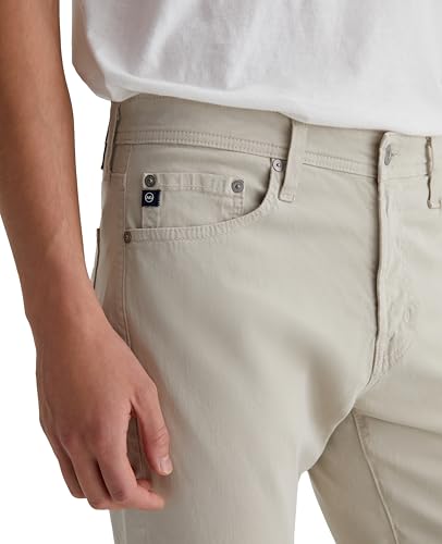 AG Adriano Goldschmied Men's Everett Slim Straight Sueded Sateen Pant3