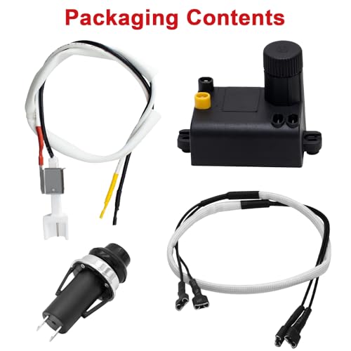 Image of DELSbbq 7642 Grill Igniter Kit for Weber Spirit 210 310 Series Gas Grills, Replacement Part for Weber Spirit S-210 E-210 S-310 E-310 SP-310 Series with Up Front Controls Model Years 2013 and Newer
