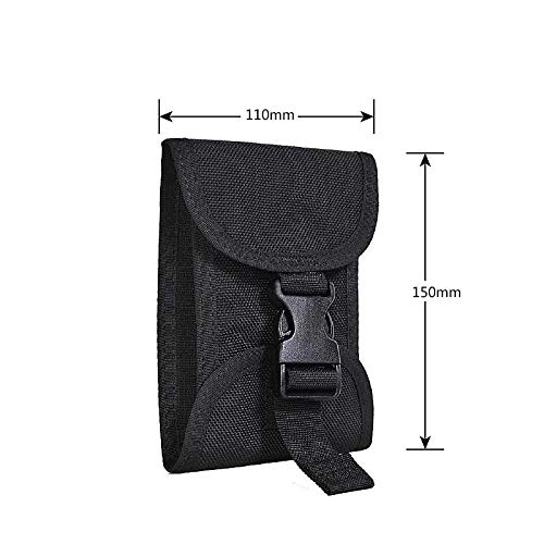 Namvo 2KG Scuba Diving Gewichtstasche Divers Weights Pouch Bag mit Schnellverschluss (schwarz)