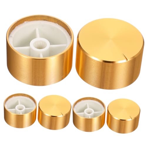 BESPORTBLE 6Pcs Guitar Volume Control Knobs Durable Potentiometer Caps for Easy Installation Compatible with Electric Guitars and Basses Replacement for Old Broken Knobs