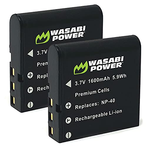 Wasabi Power Battery (2-Pack) for Kodak LB-060 and Kodak AZ361, AZ362, AZ421, AZ422, AZ521, AZ522, AZ525, AZ526, AZ527, AZ528