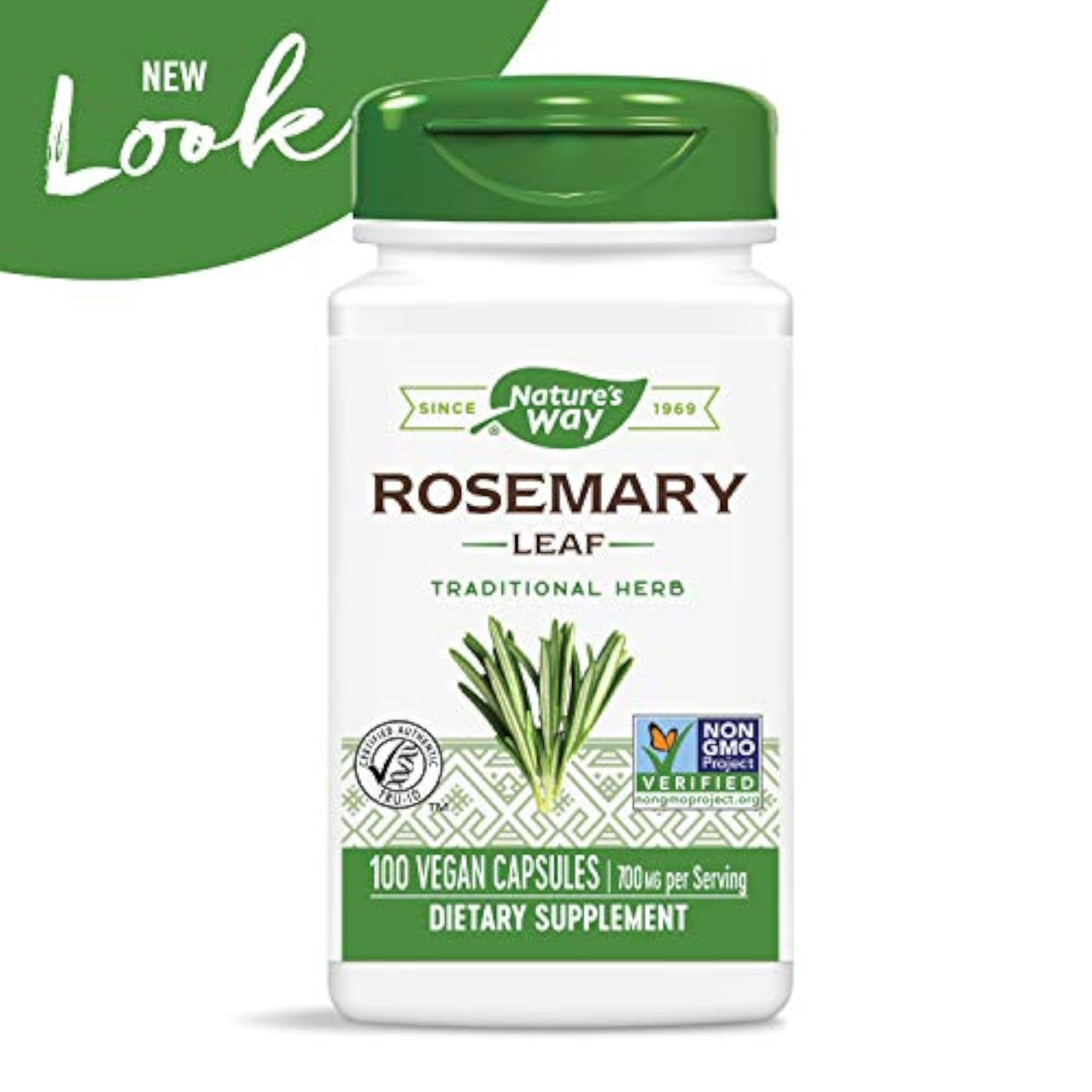 Nature's Way Rosemary Leaf Capsules, 350 Mg