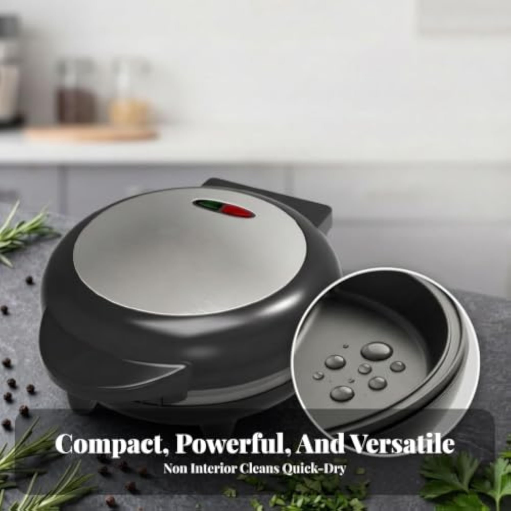 Omelette Maker with Dual Plates for Small Kitchens