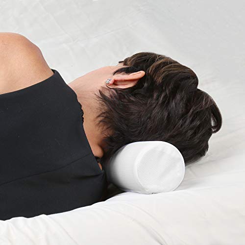 Support Plus Cervical Neck Pillow - Neck Pain Relief Bolster Pillow, Lumbar Support Pillow, Knee Pillow, Foam Long Pillow For Side And Back Sleepers With Removable, Breathable Mesh Cover #TOP6