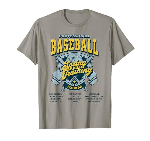 Professional Baseball Spring Training 2025 Florida T-Shirt